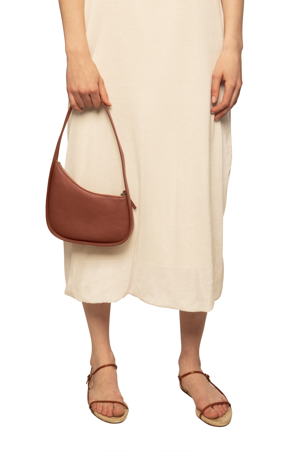 Brown Halfmoon shoulder bag The Row IetpShops KR Lady Lock